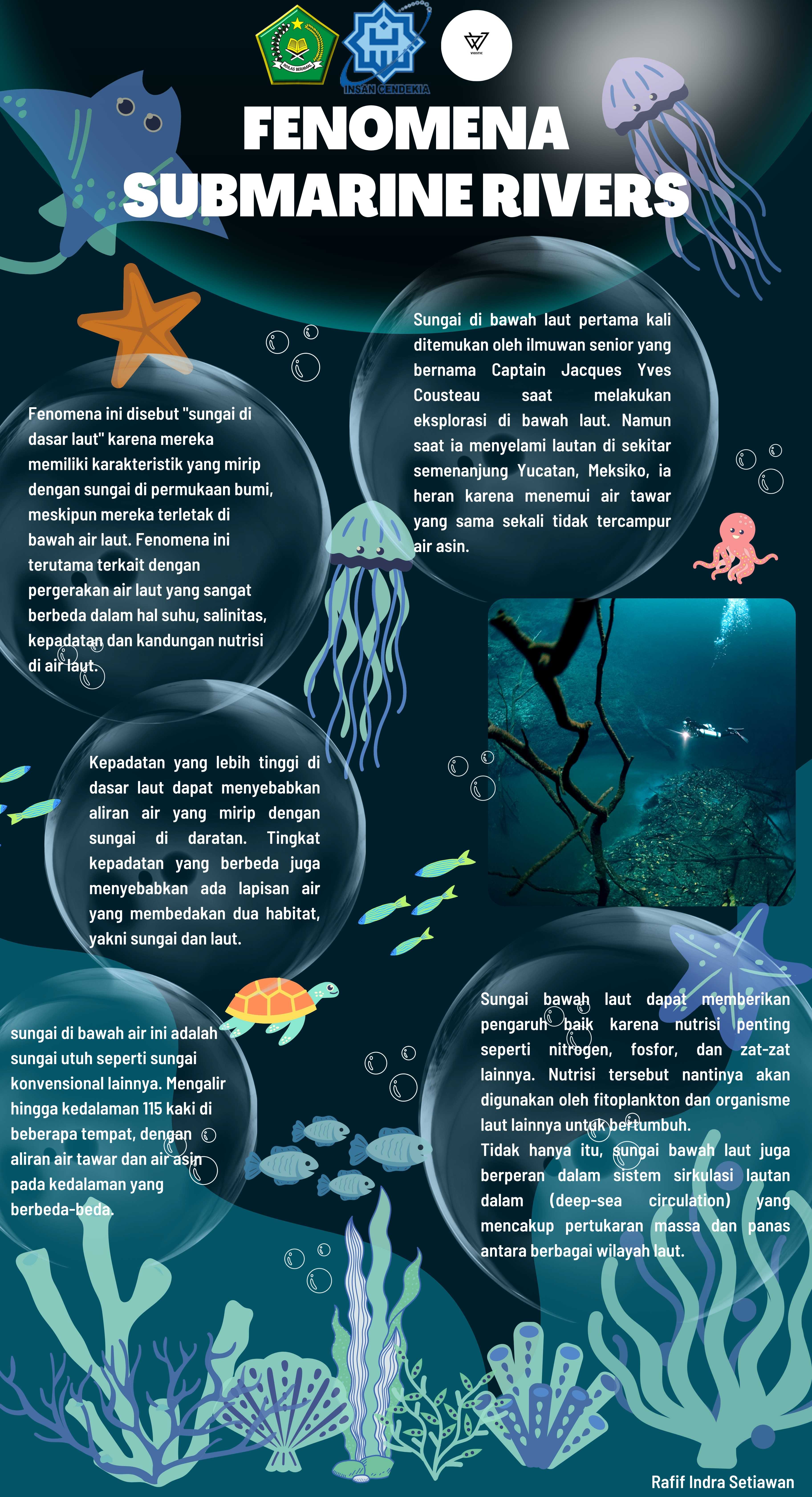 Infografis Submarine Rivers – Rafif Indra Setiawan