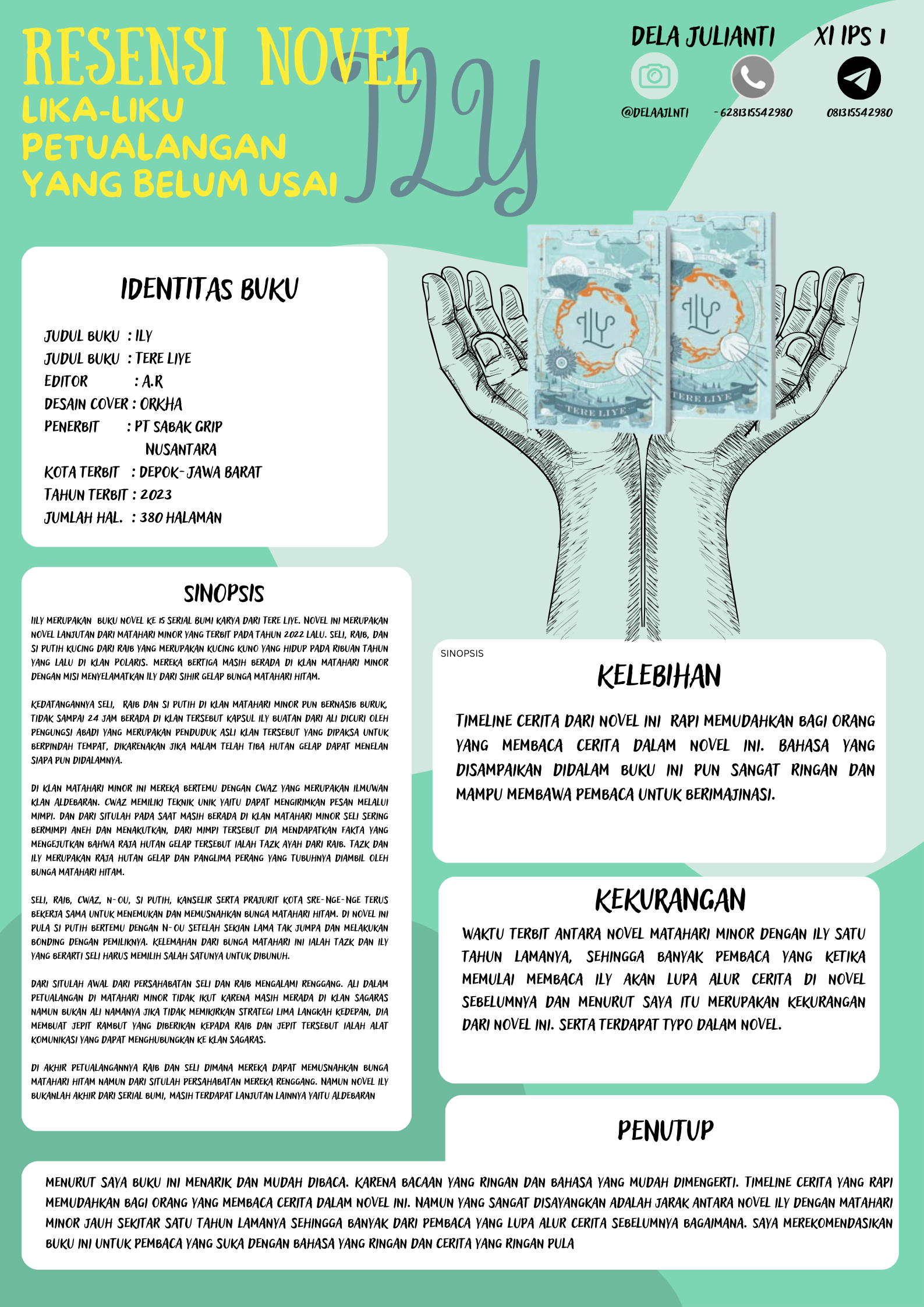 Dela Julianti_XI IPS 1_Teks Resensi_Novel ILY
