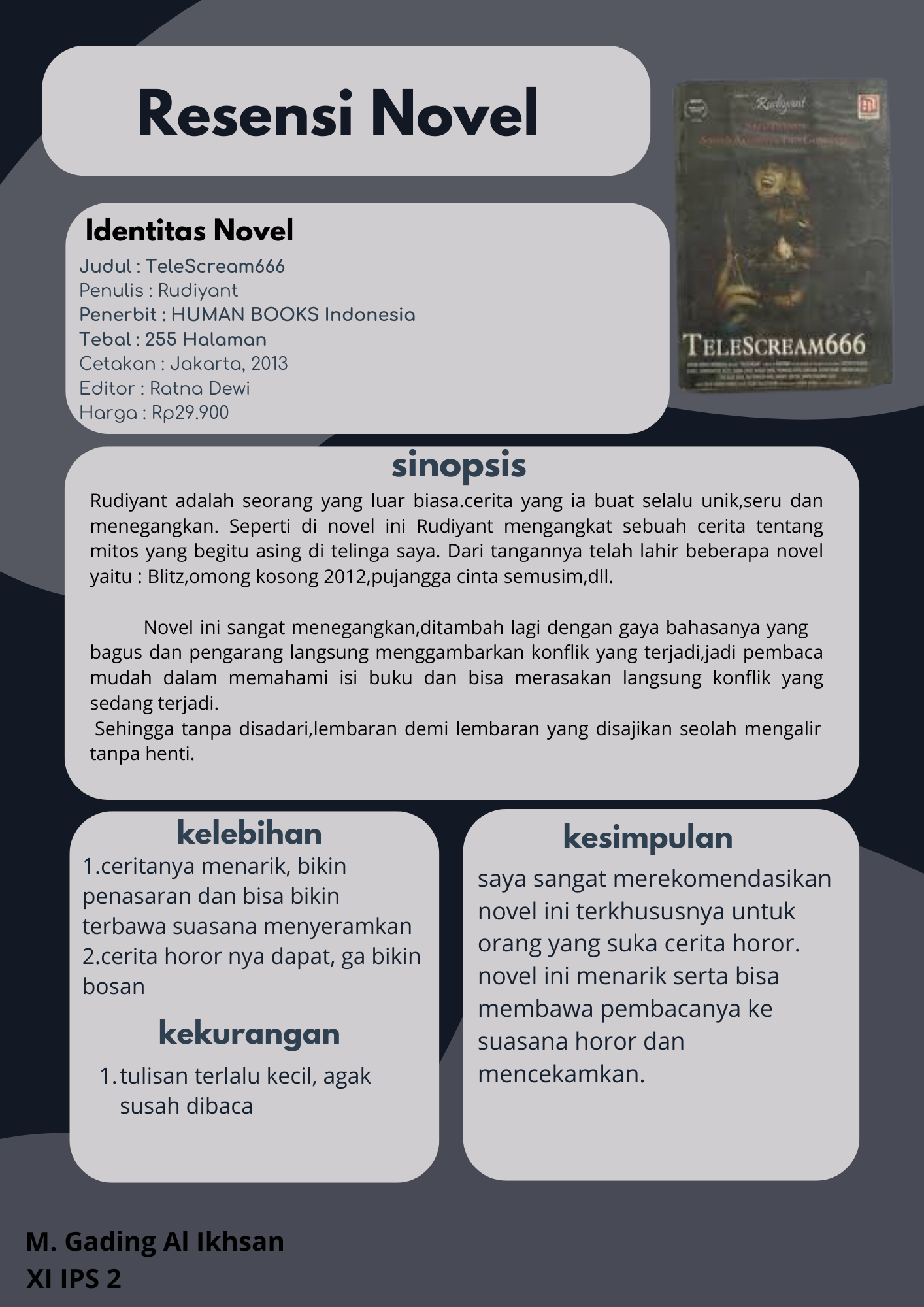 M. Gading Al Ikhsan-Teks Resensi TeleScream666