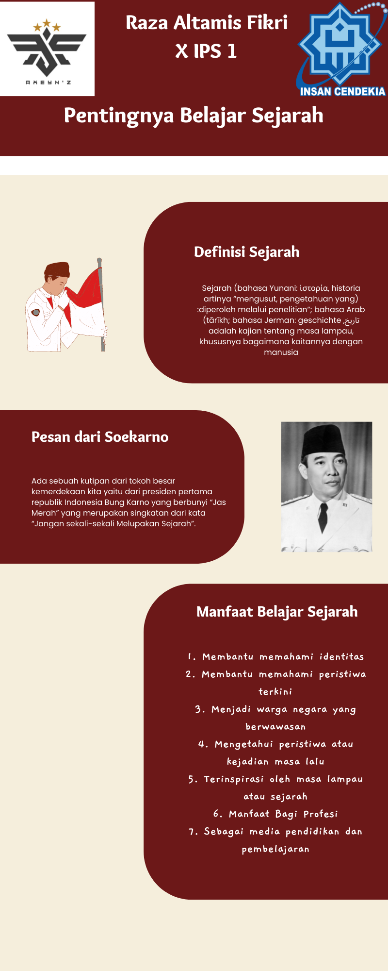 Poster Teks Eksposisi - Raza Altamis Fikri - X IPS 1