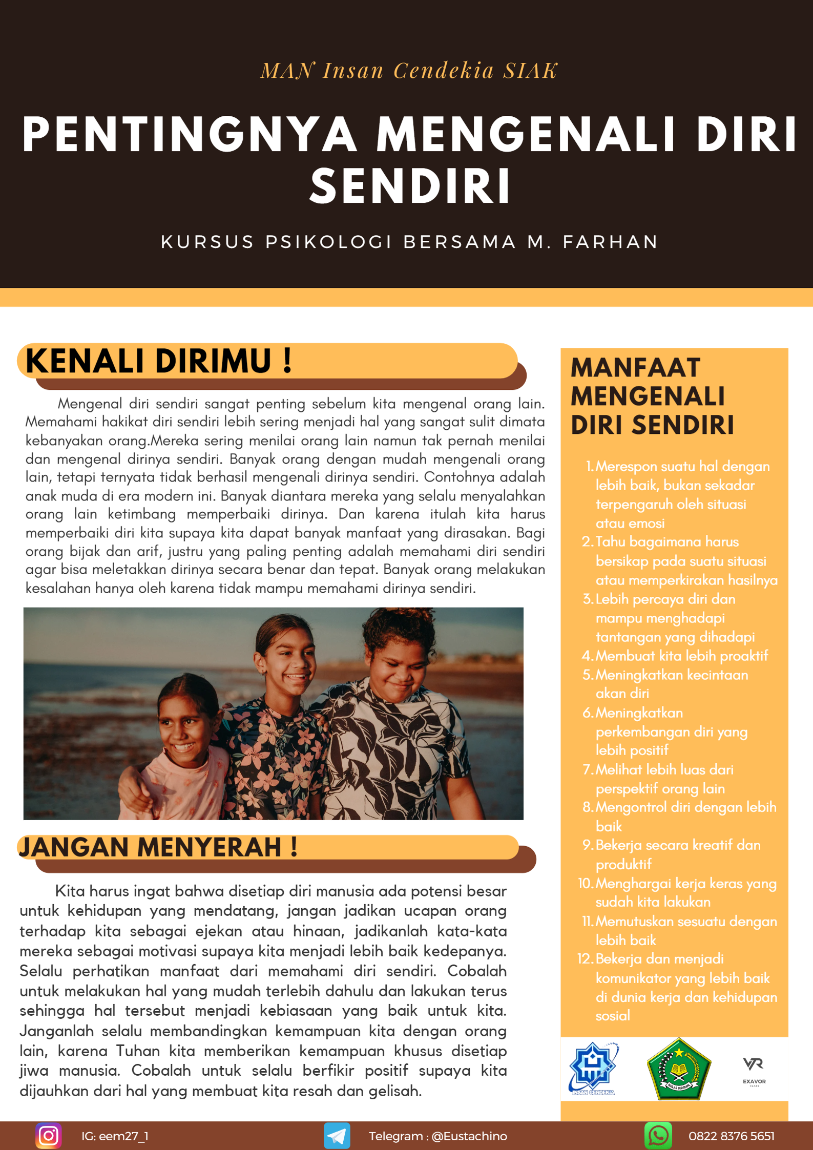 Poster Teks Eksposisi - M. Farhan - X IPA 2