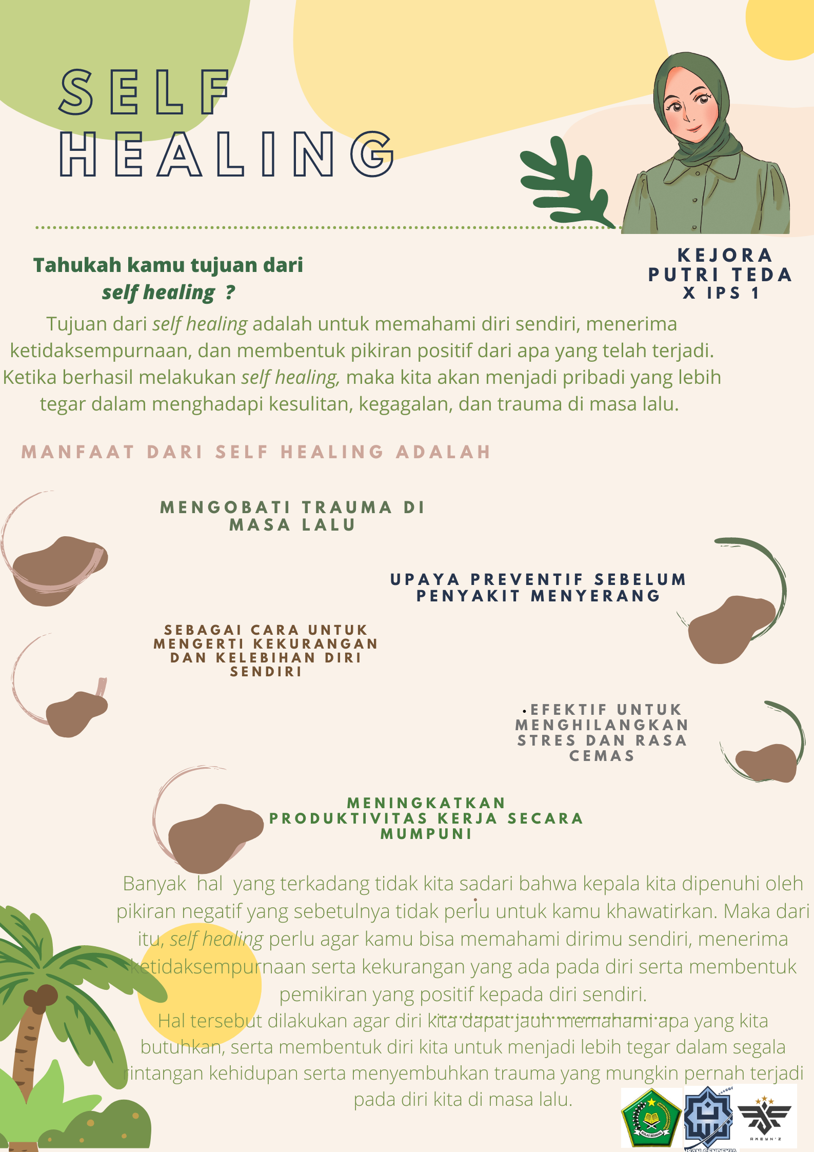 Poster teks eksposisi - Kejora Putri Teda - X IPS 1