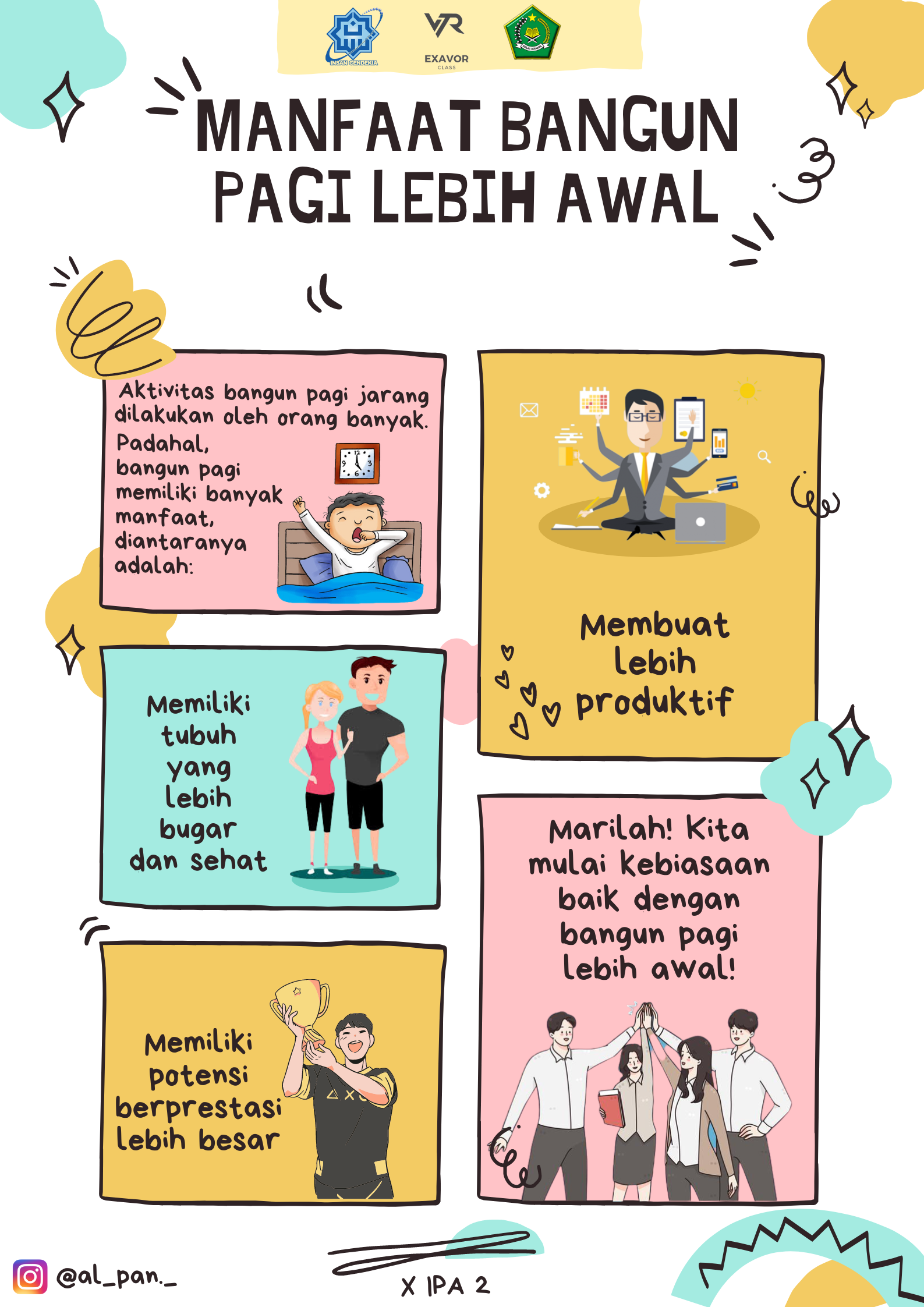 Poster Teks Eksposisi - Alfan Kurnia Karim - X IPA 2