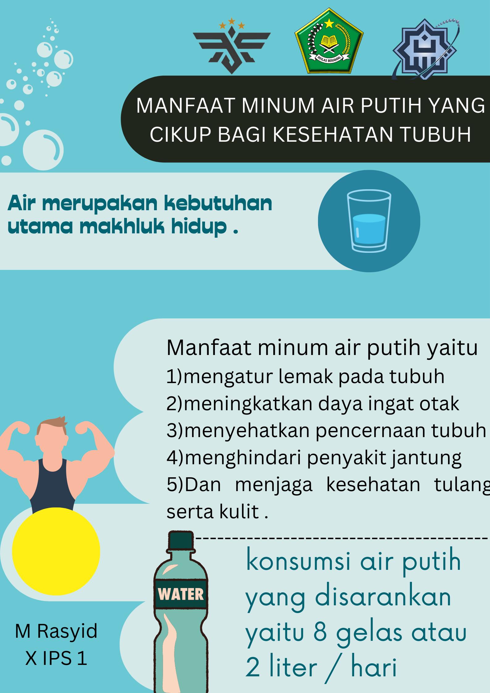 Poster Teks Eksposisi - Muhammad Abdur Rasyid - X IPS 1