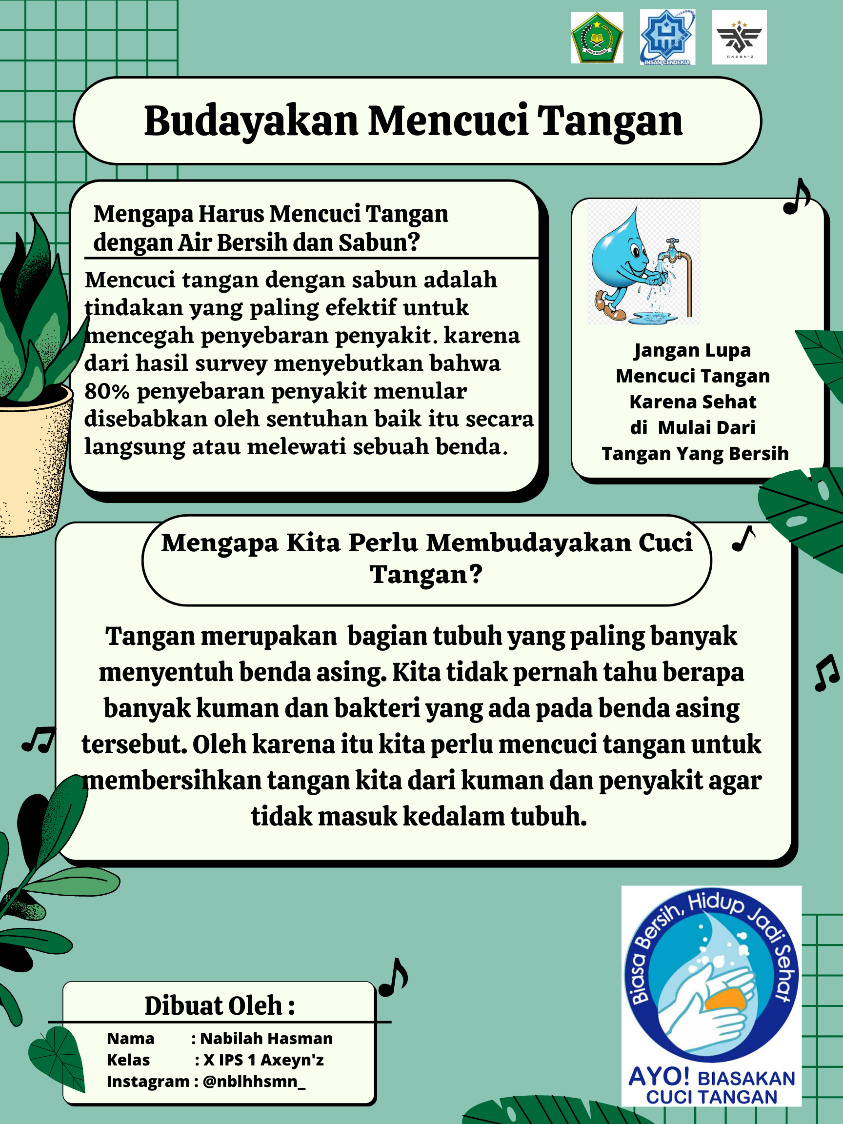 Poster Teks Eksposisi - Nabilah Hasman - X IPS 1