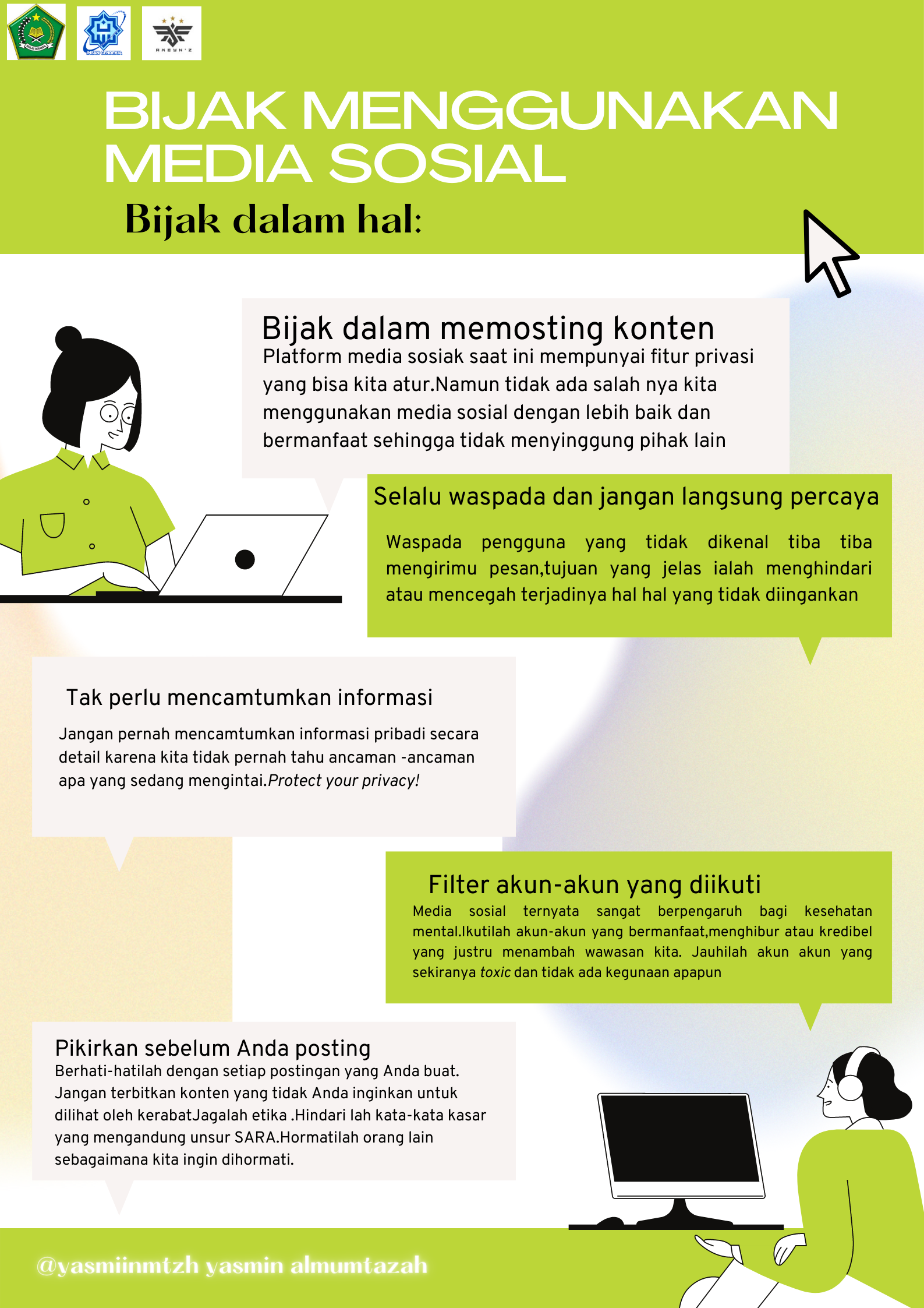 Poster teks eksposisi - Yasmin Almumtazah - X IPS 1