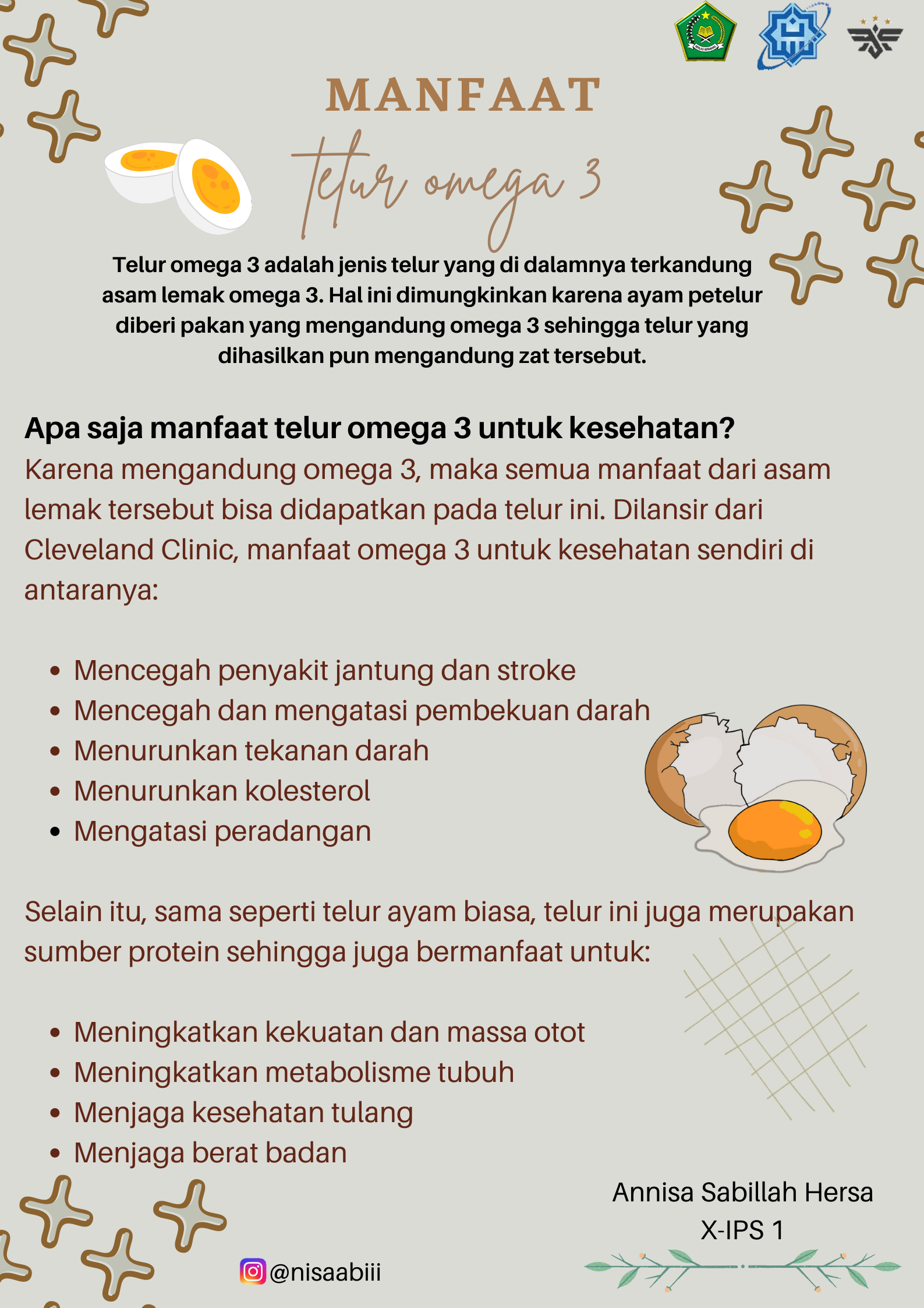 Poster Teks Eksposisi - Annisa Sabillah Hersa - X IPS 1