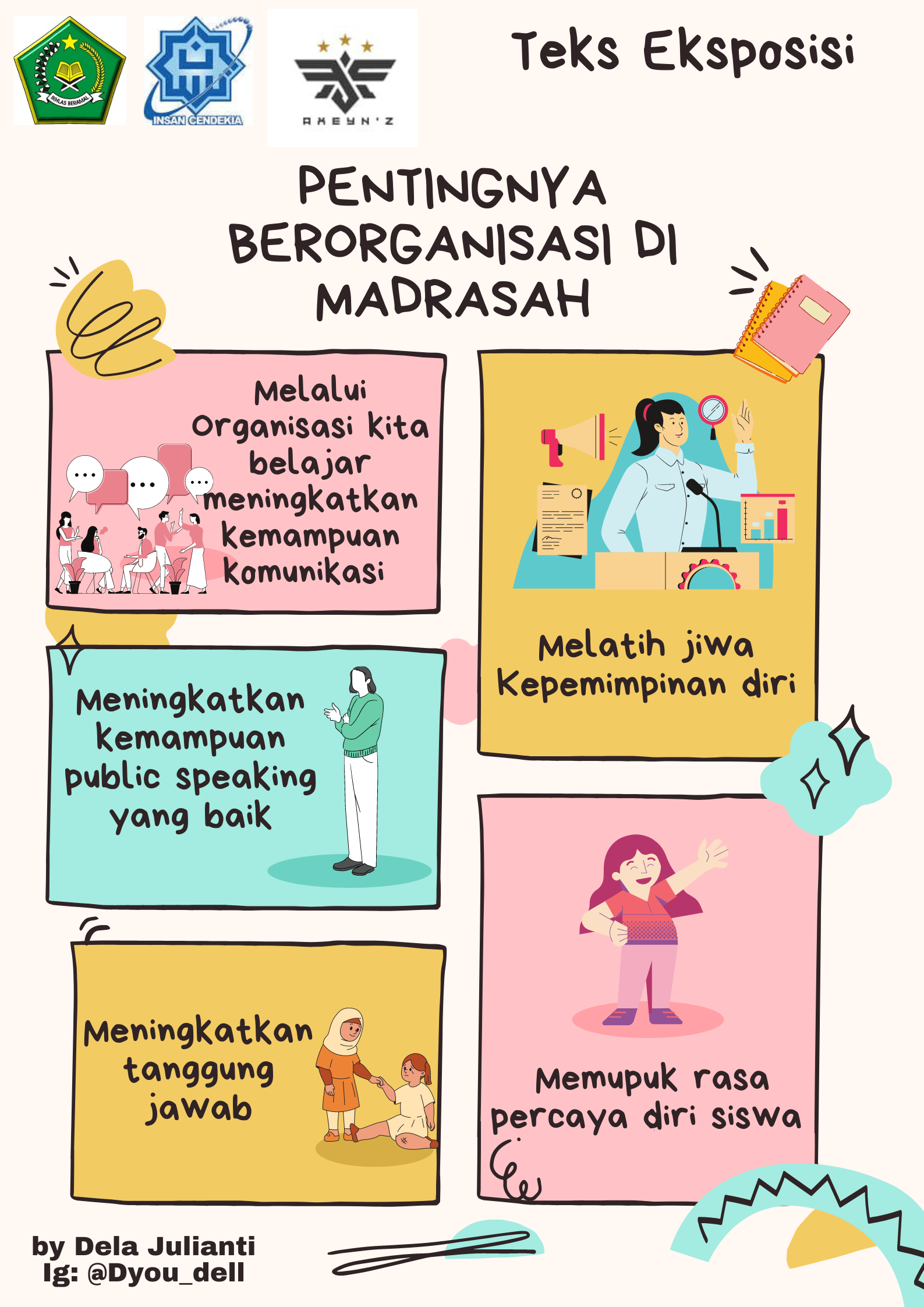 Poster Teks Eksposisi - Dela Julianti - X IPS 1